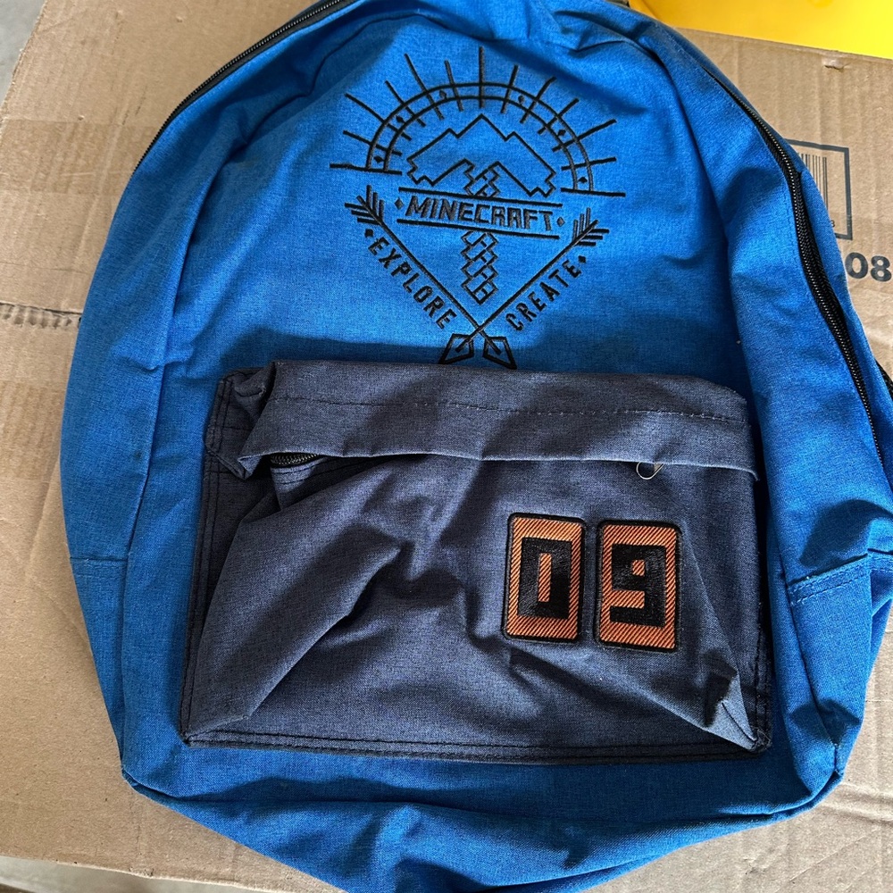 Source Unknown Blue And Black Backpack - image 1